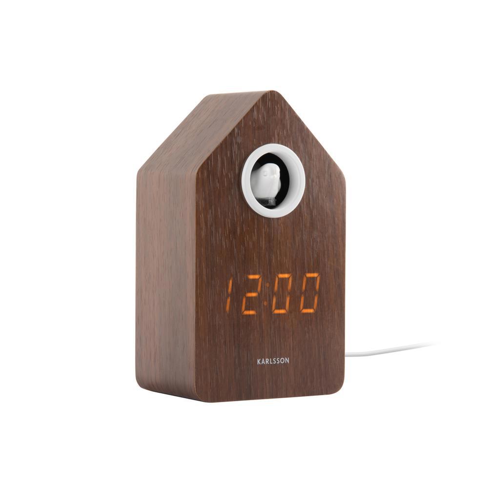 Present Time Karlsson Alarm Clock Cuckoo LED